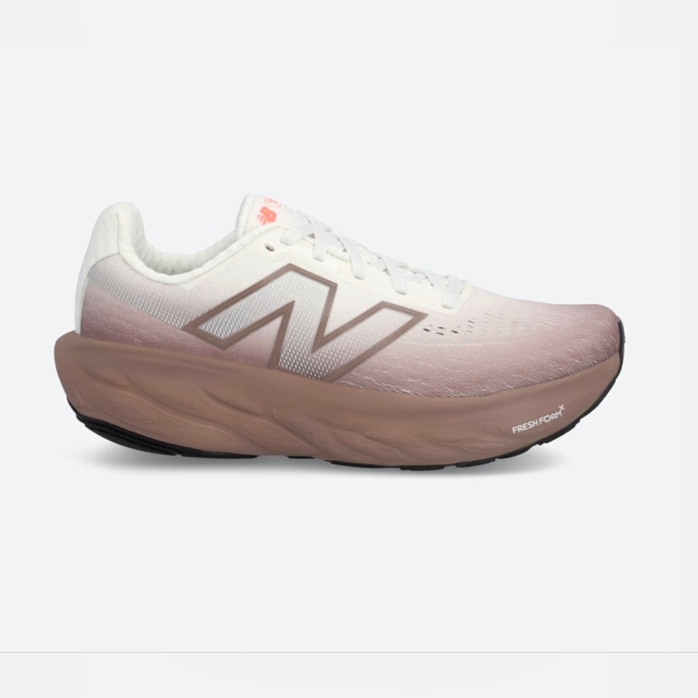 New Balance Fresh Foam X 1080 v14 Women's Running Shoes White/Brown Size 10.5